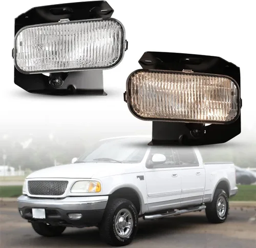 Faro antiniebla para Ford F-150 F150 99-03, Ford F-150 F150 04 con bombilla, Ford Expedition OEM 99-02, par de lámparas antiniebla de repuesto NIXON