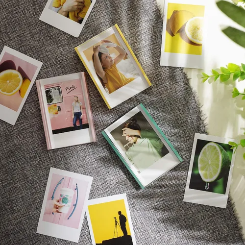Miniatura 9 de WINKINE - Marco Instax, marco Polaroid para película Fujifilm Instax Mini, marcos de fotos pequeños de 2x3, marcos Polaroid para fotos, mini soporte