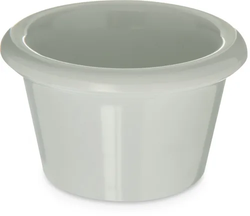 Carlisle FoodService Products S27502 Ramekin de melamina liso, 1.5 oz., melamina, blanco (caja de 48)