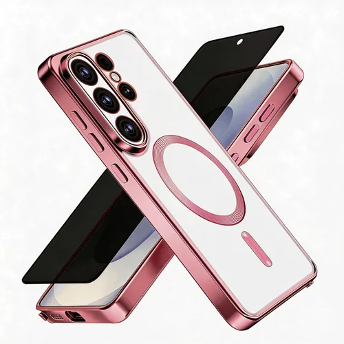 Miniatura 49 de Misscase Funda MagSafe compatible con iPhone 12 Pro Max con protector de lente de cámara, protección completa, funda magnética transparente