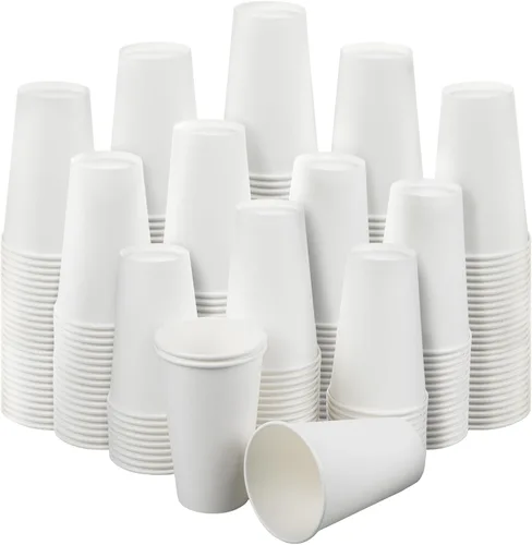 Miniatura 9 de Tazas de papel RAZCC de 8 oz, paquete de 300 unidades de 8 oz, tazas de café desechables de papel, tazas de café de 8 oz para bebidas frías