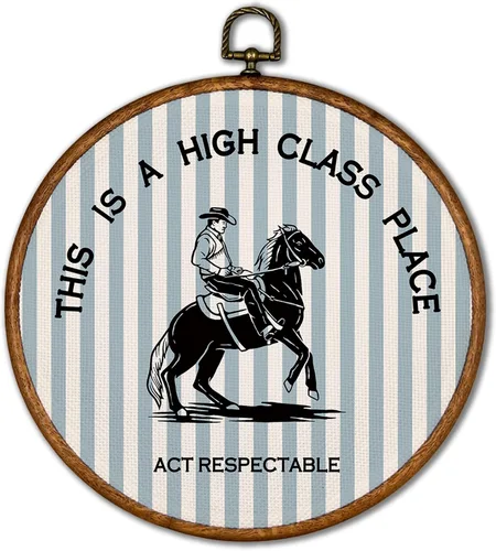 Miniatura 19 de KSDUT Arte de Pared Occidental de Vaquero Ágata Verde - Arte de Pared Preppy Moderno del Suroeste en Lienzo con Marco Colgante, Arte de Pared