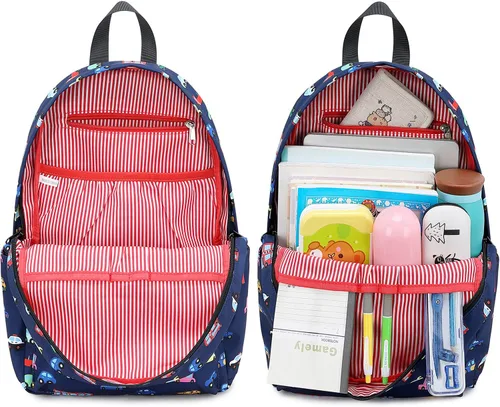 Miniatura 36 de CAMTOP - Conjunto de mochila y lonchera con estampados divertidos para niños de preescolar y primaria), Y0058-2