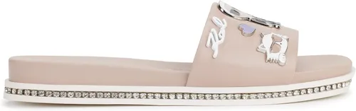 Miniatura 5 de KARL LAGERFELD womens Jeslyn Flat Sandal Slide With Pins