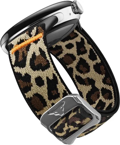 Miniatura 9 de Banda elástica de nailon para Google Pixel Watch 4/3 45mm, correa de bucle suave y transpirable para Pixel Watch 4 45mm con hebilla de cabeza