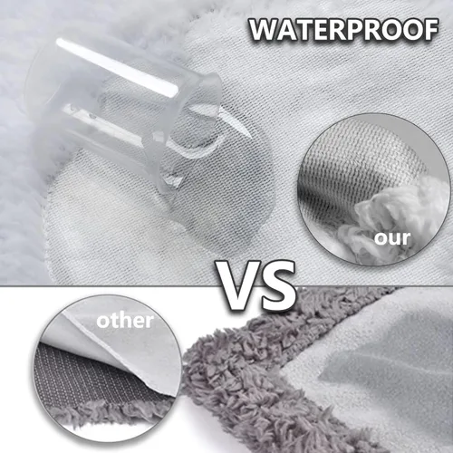 Miniatura 3 de Manta impermeable para mascotas, manta para perro, estampado de patrón súper suave, cálida y esponjosa, protector de cama para sofá, automóvil, a