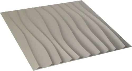 Miniatura 6 de Ekena Millwork 19 5/8 pulgadas de ancho x 19 5/8 pulgadas de alto Shoreline EnduraWall Panel decorativo de pared 3D, aluminio