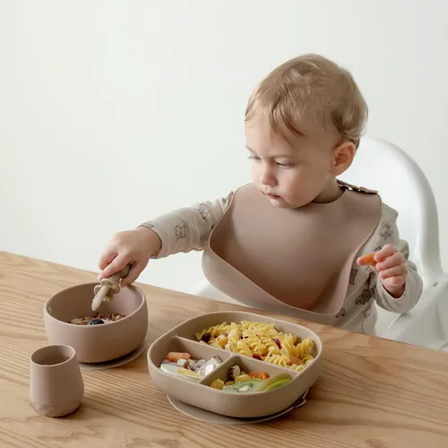 Miniatura 5 de SAMiGO Tazas de silicona para bebés de 6 a 12 meses, pequeñas tazas abiertas para entrenamiento y beber agua, suministros para el destete guiado por