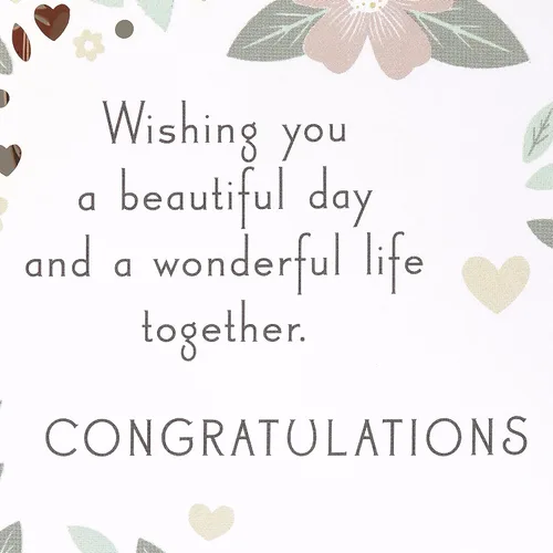 Miniatura 3 de American Greetings Tarjeta de boda desplegable (A Wonderful Life)