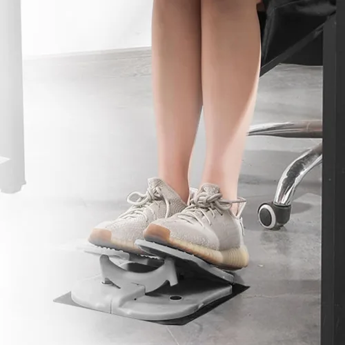 Miniatura 2 de Mini entrenador paso a paso, máquina de ejercicio de nailon reforzado para pies, escalera, silenciosa, plegable, para piernas para oficina en casa