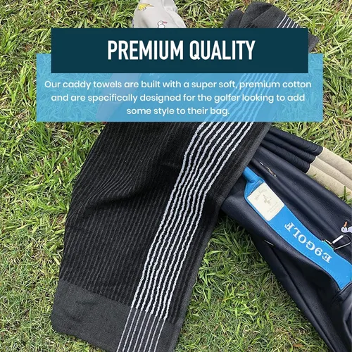 Miniatura 7 de Toalla de Golf Caddy - Toalla de Caddie Extra-Grande de 22" X 44" Utilizada por Profesionales del Tour, Algodón Suave Premium, Absorción Superior