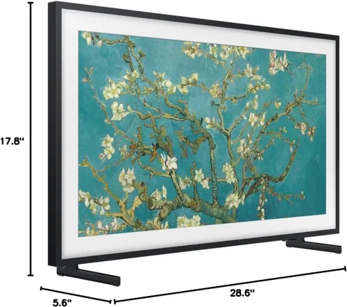 Miniatura 11 de Samsung QN32LS03CB - Paquete de Smart TV The Frame QLED HDR 4K de 32 pulgadas con 2 cables HDMI 2.0 4K con conductores de cobre puro y paquete