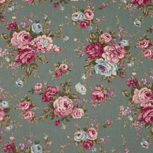 The Yard, tela de algodón con estampado floral francés vintage, precortada, 36 x 63 pulgadas, tela de acolchado suave para coser, bolsos, cortinas,