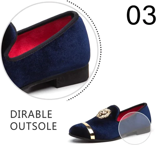 Miniatura 4 de JITAI Penny Mocasines de piel con forro para hombre