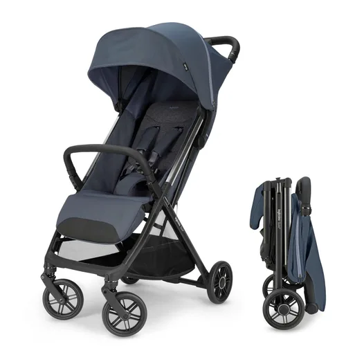 Inglesina Quid³ Cochecito, Azul Astral - Cochecito de viaje compacto reclinable para bebé y niño pequeño de 0-25 kg, pliegue con una mano, para