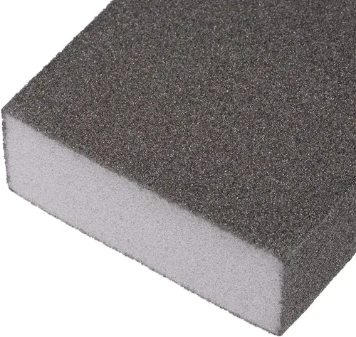 Miniatura 3 de uxcell Bloque de esponja de lijado, grano 240-320, 3.937 in x 2.756 in x 0.984 in