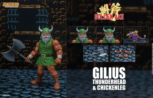 Miniatura 8 de Storm Collectibles Storm COLL Hacha dorada GILIUS Thunderhead & Chicken L 1/12 AF