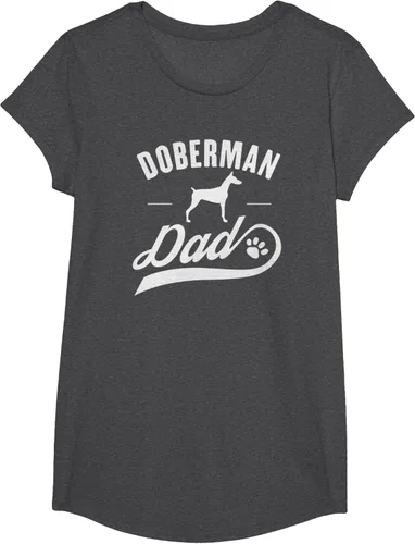 Miniatura 43 de Doberman Dad - Camiseta para amante del dueño del perro, Negro, S