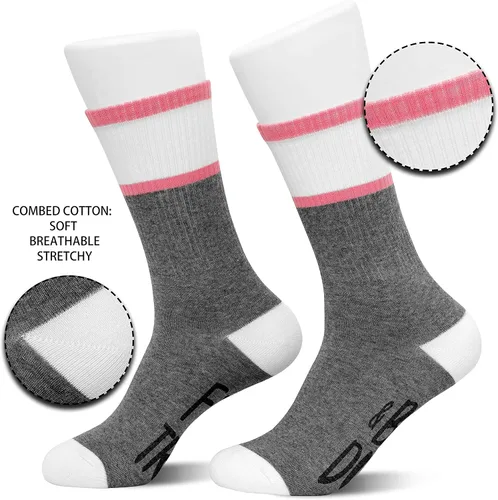 Miniatura 3 de Faith Trust Baby Dust calcetines de FIV para mujer talla 55-11 regalos de maternidad para embarazo regalos de FIV -A44 Gris