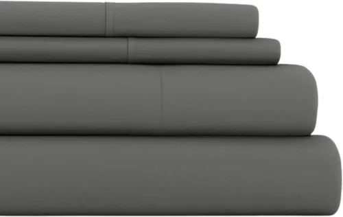 Miniatura 9 de Linen Market Sábanas para cama de tamaño King (azul claro) – Duerme mejor que nunca con estas sábanas King suaves y refrescantes – Bolsillo profundo