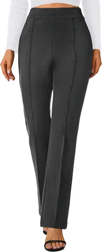 Miniatura 60 de Urban CoCo Pantalones de trabajo elásticos con corte de bota, pantalones de yoga pequeños para oficina casual
