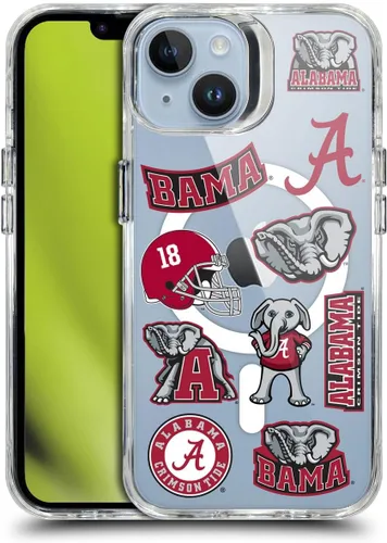 Miniatura 216 de Head Case Designs Funda de gel suave con licencia oficial de la Universidad de Alabama UA Collage compatible con Apple iPhone 13 Pro Max