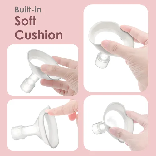 Miniatura 9 de Maymom MyFit Serie Cómoda de 24 mm Diseño de Dos Piezas Protector de Pecho Compatible con Piezas de Sacaleches Medela; Reemplaza a los Protectores