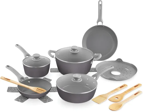 Miniatura 11 de Dash Dream Green - Juego de utensilios de cocina de aluminio reciclado, antiadherentes con revestimiento de cerámica y compatibles con inducción