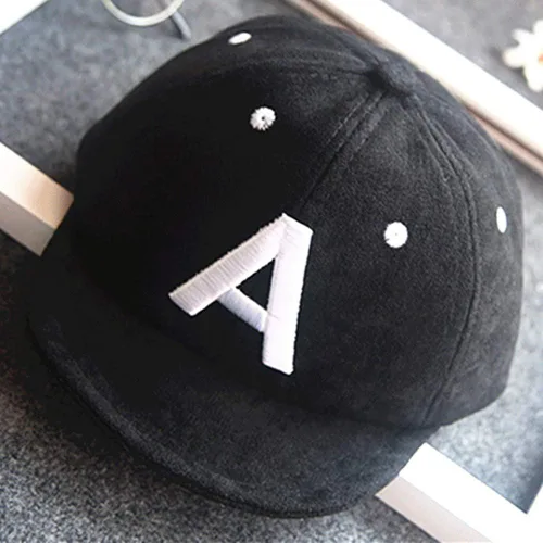 Miniatura 3 de Gorra de béisbol para bebé, sombrero de sol a rayas, sombrero de protección solar con letra, sombrero de protección solar para niños pequeños