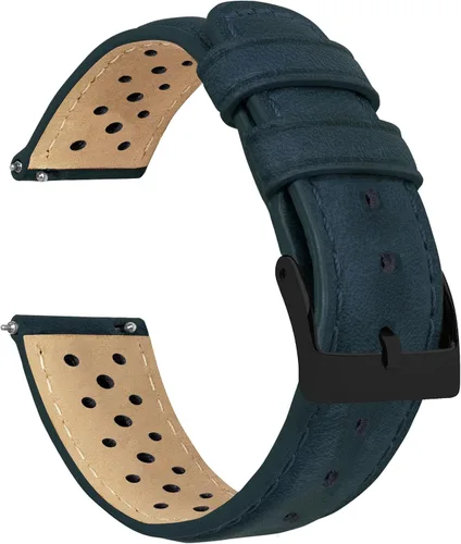 Miniatura 51 de Barton Racing & Rally Horween - Correas de cuero con barras de resorte de liberación rápida integradas, longitud estándar para muñecas de 5 a 8