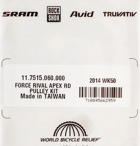 Miniatura 2 de SRAM Force/Rival/Apex Juego de poleas de desviador trasero de 10 velocidades componentes del tren motriz de bicicleta
