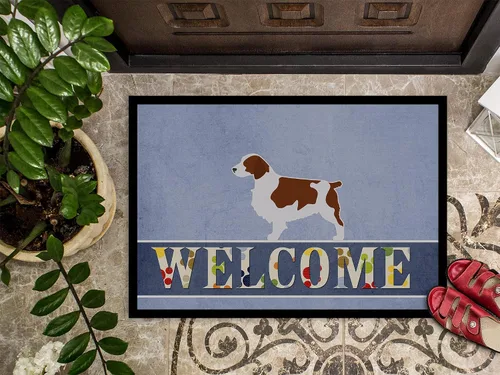 Miniatura 3 de Caroline's Treasures BB5504MAT Welsh Springer Spaniel - Felpudo de bienvenida de 18 x 27 pulgadas, para interiores y exteriores, para entrada