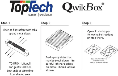 Miniatura 2 de TopTech TechPure TT-FM-2020 QB Filtro de repuesto OEM - QwikBox(R) - (requiere montaje, ver descripción e imágenes)