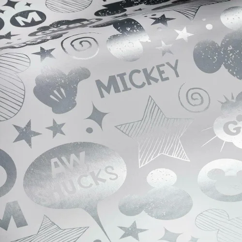 Miniatura 4 de RoomMates RoomMates, RMK11152WP - Papel pintado de Disney Mickey Mouse Icons, color plateado