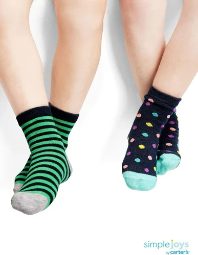 Miniatura 3 de Simple Joys by Carter's Toddlers and Baby Girls' Socks, 12 Pairs