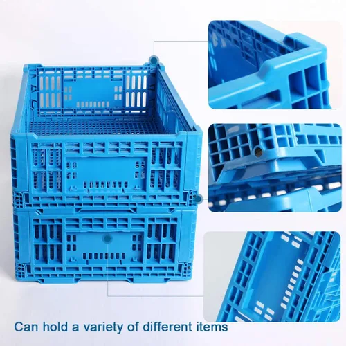 Miniatura 3 de Contenedor de almacenamiento plegable, caja de transferencia de 52 litros, caja de almacenamiento de varios artículos