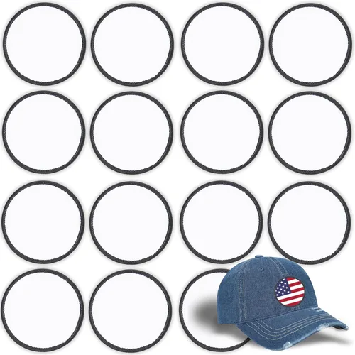 Miniatura 13 de 30 parches de sublimación – Parches en blanco para planchar para manualidades, sombreros, gorras, mochilas, uniformes (rectángulo/30 piezas) -3.15 x