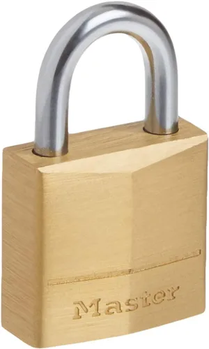 Miniatura 3 de Master Lock 120Q Candados anchos con llave, 3/4 pulgada, latón macizo, 4 unidades, 120Q