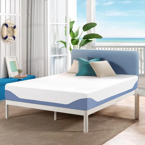 Miniatura 8 de Colchón de Cama de 6 Pulgadas de Gel Refrescante Infundido en Memoria Viscoelástica Mellow, Firmeza Media para un Sueño Reparador y Funda de Tela