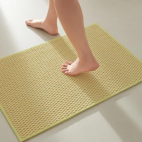 Miniatura 113 de TYUU Alfombras de Baño Antideslizantes Lavables, Tapete de Baño Súper Absorbente Delgado de Pila Baja para Secar Rápido, Alfombra de Baño Pequeña