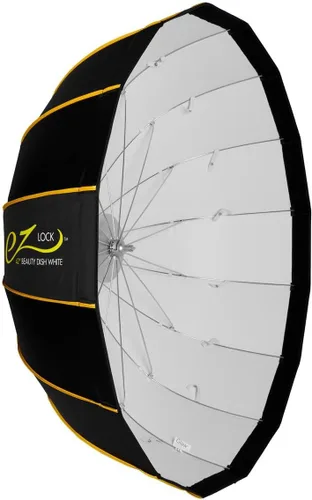 Miniatura 11 de Glow EZ Lock - Caja de luz para platos de belleza de 25 pulgadas para luces de montaje Bowens, interior plateado, marco de liberación rápida EZ