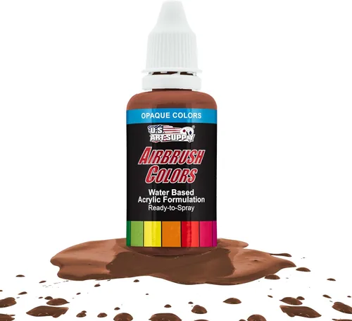 Miniatura 46 de U.S. Art Supply Opaque Lake Blue - Pintura acrílica para aerógrafo con efectos especiales, 8 onzas, lista para rociar, pintura con pincel de aire a