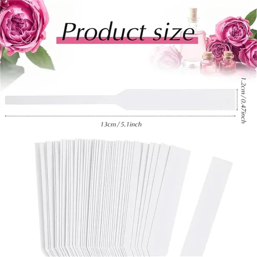 Miniatura 6 de Disposable Perfume Test Strips 1800 Pieces Fragrance Strips Perfume Test Disposable White Blotter Essential Oils