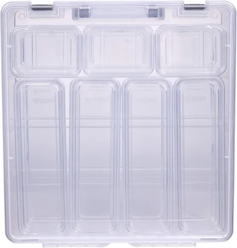 Miniatura 20 de AB Designs 6967ABD Super Satchel con 9 contenedores mezclados en el interior, contenedor apilable para organización de almacenamiento en el hogar