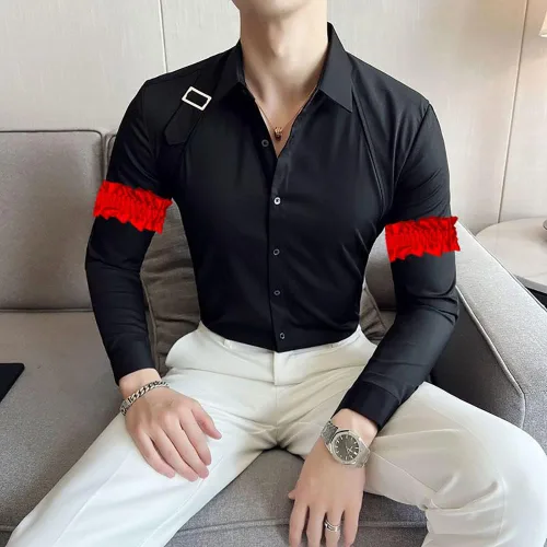 Miniatura 7 de Firdnyohs 1 par de ligas de brazo para hombre, ligas de manga de los años 20, liguero rojo rugiente, ligas de brazo rojo de los años 20, disfraces