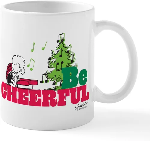 Miniatura 13 de CafePress Peanuts Gang Christmas Taza de Café de Cerámica de 11 oz (325 ml)