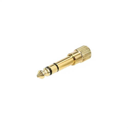 Miniatura 5 de Amazon Basics Chapado en oro 0.250 in 1/4 macho a 0.138 in 1/8 hembra audio estéreo adaptador de auriculares - 2