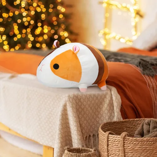 Miniatura 5 de Sosation Peluche de conejillo de indias, muñeca de felpa de 16 pulgadas, figura de juguete, almohada suave, regalo de cumpleaños para familiares