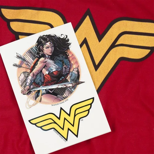 Miniatura 5 de Popfunk Wonder Woman Logo - Camiseta para mujer y pegatinas exclusivas