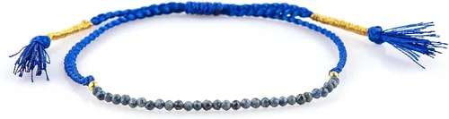Miniatura 22 de Thecraftman - Pulsera trenzada de cuentas naturales, cristales energéticos, regalo para ella, pulsera de protección de hilo trenzado de mano